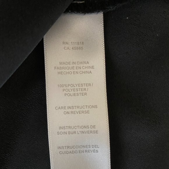 Michael Kors Black Zippered Pocket Blouse Medium - Picture 9 of 9